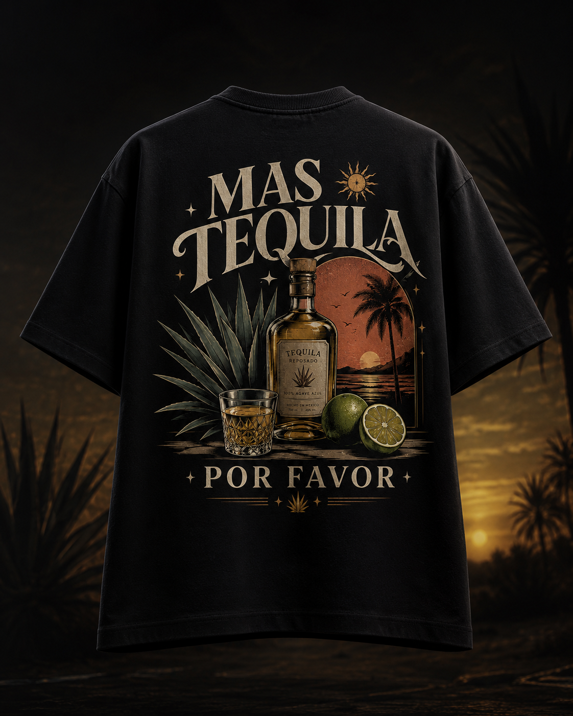 "Mas Tequila" T-Shirt
